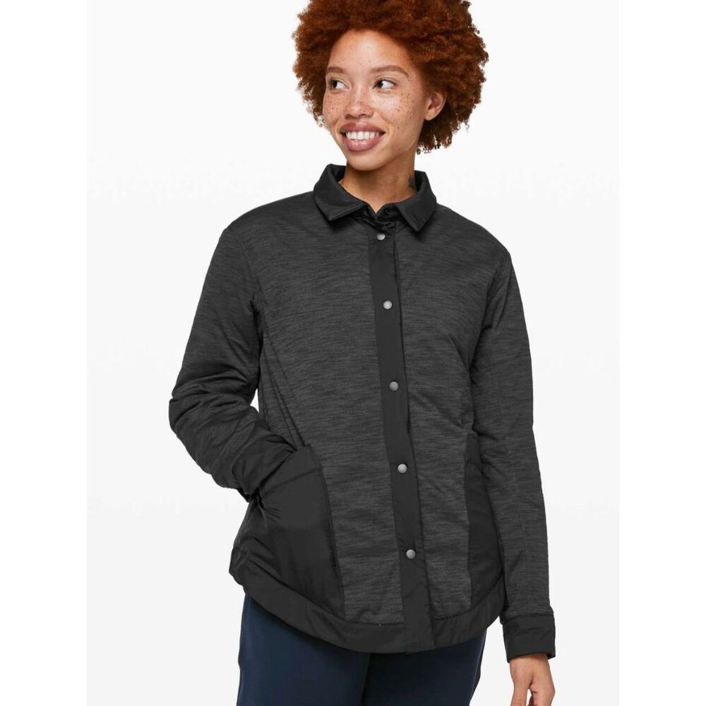 Lululemon Reversible Switch Please Shacket Black/… - image 4